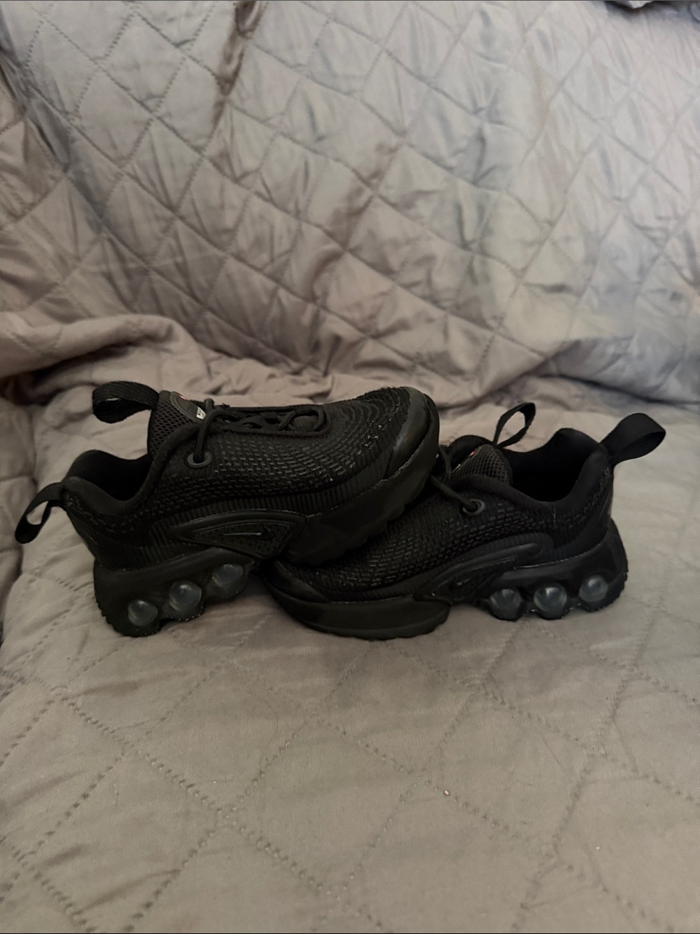 Nike Kids Black Bubble Sole Sneakers